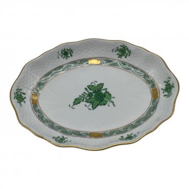 Herend (ヘレンド) デザートプレート △/19cm アポニーグリーン