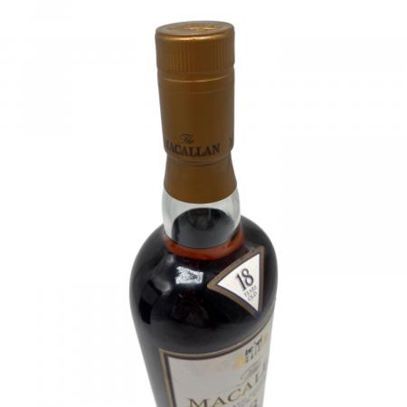 MACALLAN (マッカラン) スコッチウィスキー 700ml 18年 シェリーオーク