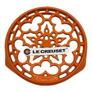 LE CREUSET (ルクルーゼ) 鍋敷キ オレンジ ラウンド・トリベット