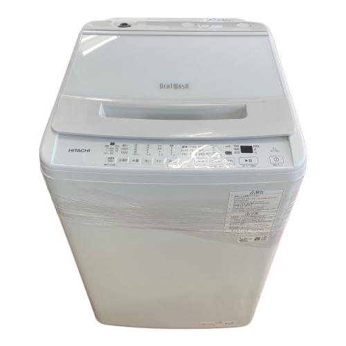 HITACHI (ヒタチ) 全自動洗濯機 57 8.0kg BW-V80J 2023年製 清掃【未実施】 50Hz／60Hz