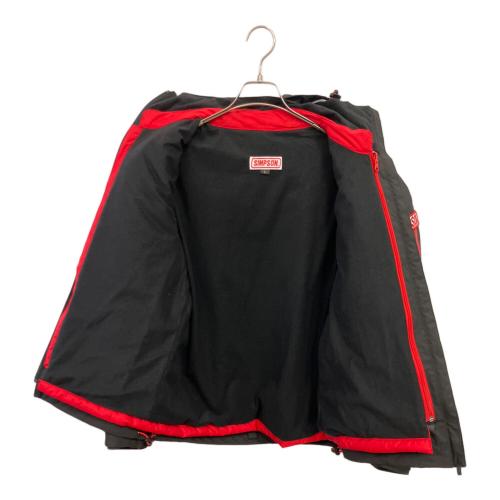 SIMPSON (シンプソン) バイクジャケット SIZE L ブラック×レッド SJ-7134