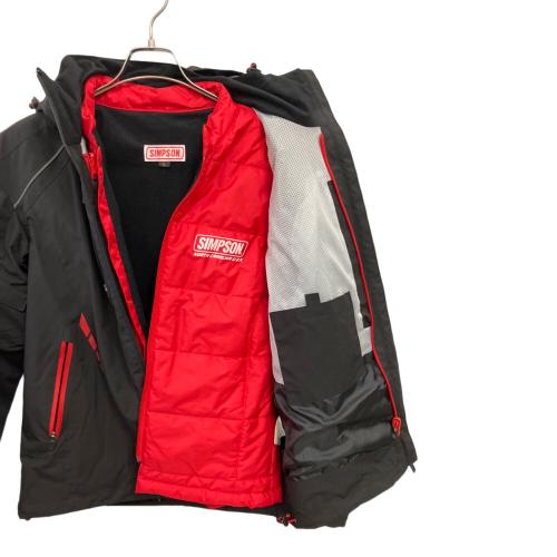 SIMPSON (シンプソン) バイクジャケット SIZE L ブラック×レッド SJ-7134