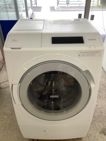 HITACHI (ヒタチ) ドラム式洗濯乾燥機 動作確認済み 12.0kg 6.0kg BD-STX120HL 2023年製 クリーニング済 50Hz／60Hz