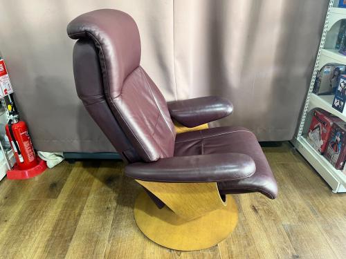 karimoku (カリモク) リクライニングチェアー R11300 レッド chitano