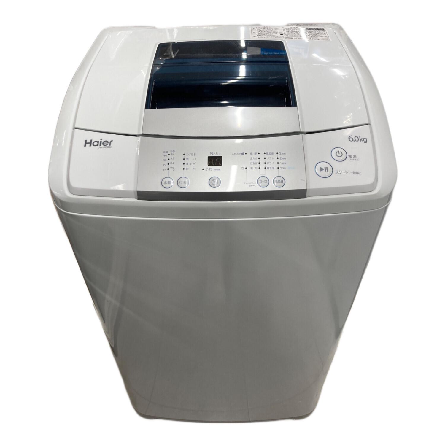 30日迄!Haier 6kg 洗濯機【JW-K60M】 Haier (ハイアール) 全自動洗濯機 JW-K60M 2016年製｜トレファクONLINE