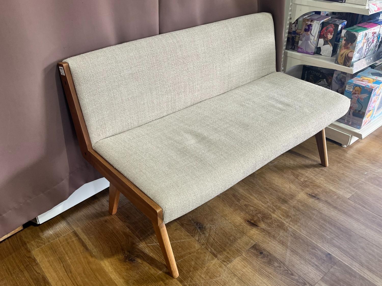 UNICO (ウニコ) ベンチ グレー 28 替えカバー付 ファブリック ATTA