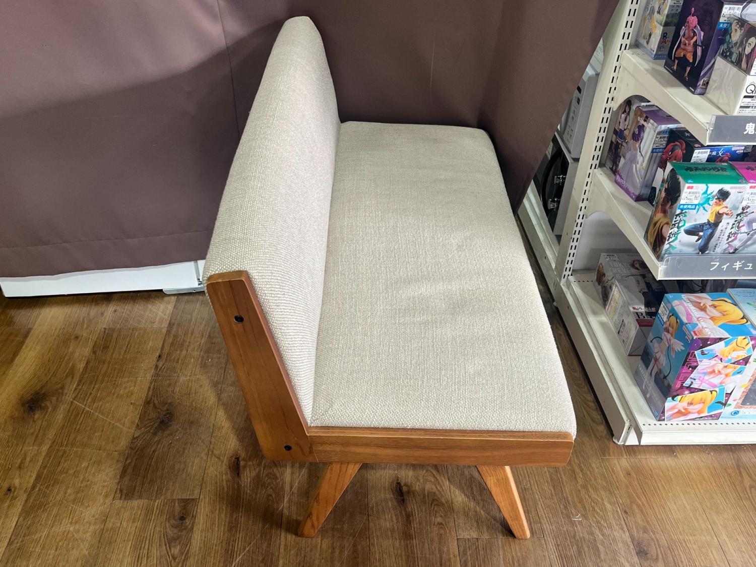 UNICO (ウニコ) ベンチ グレー 28 替えカバー付 ファブリック ATTA