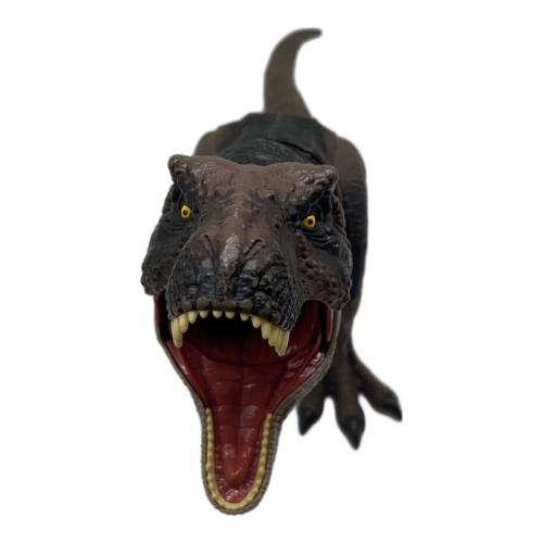 ジェラシック・ワールド 恐竜フィギュア 動作確認済み・USED品 スーパーかみつき!ほえるT-レックス
