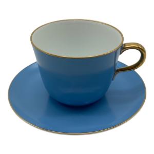 大倉陶園 (オオクラトウエン) カップ&ソーサー 色蒔き