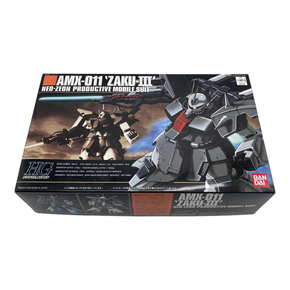 BANDAI 1/60 ガンダム ザク 3種セット BANDAI (バンダイ) 1/144 HGUC AMX-011 ザクIII 「機動戦士ガンダムZZ