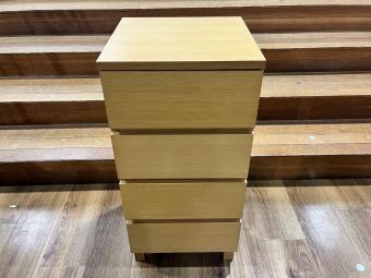 無印良品 (ムジルシリョウヒン) 4段チェスト ナチュラル