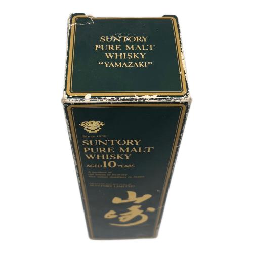 サントリー 山崎 ピュアモルト ジャパニーズウィスキー 10年 グリーンラベル @ 700ml