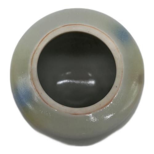 伊藤北斗 蓋付小壺 銀彩 @