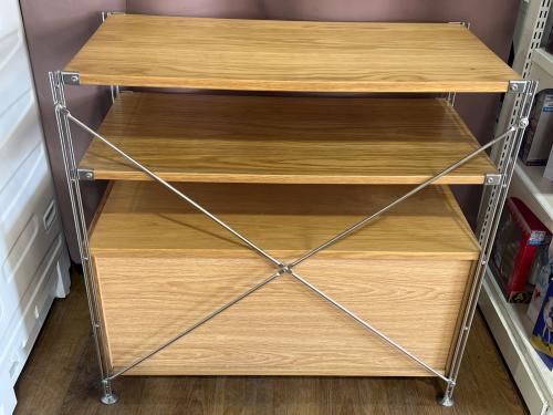 無印良品 (ムジルシリョウヒン) ステンレスユニットシェルフ ナチュラル×シルバー