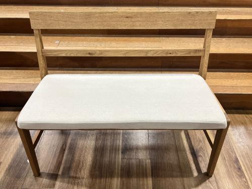 UNICO (ウニコ) ダイニングベンチ 287 ナチュラル×アイボリー ADDAY