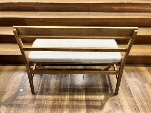 UNICO (ウニコ) ダイニングベンチ 287 ナチュラル×アイボリー ADDAY