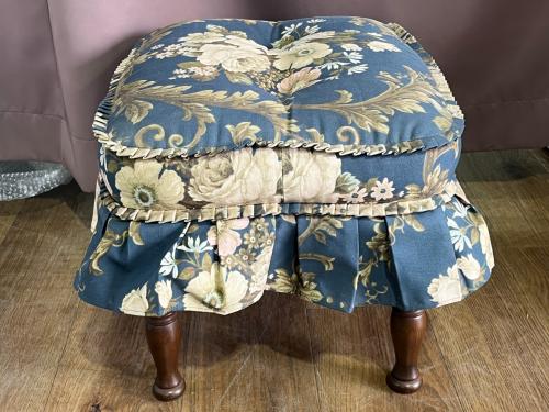 飛騨産業 (ヒダサンギョウ) スツール キツツキマーク ブラウン×ブルー