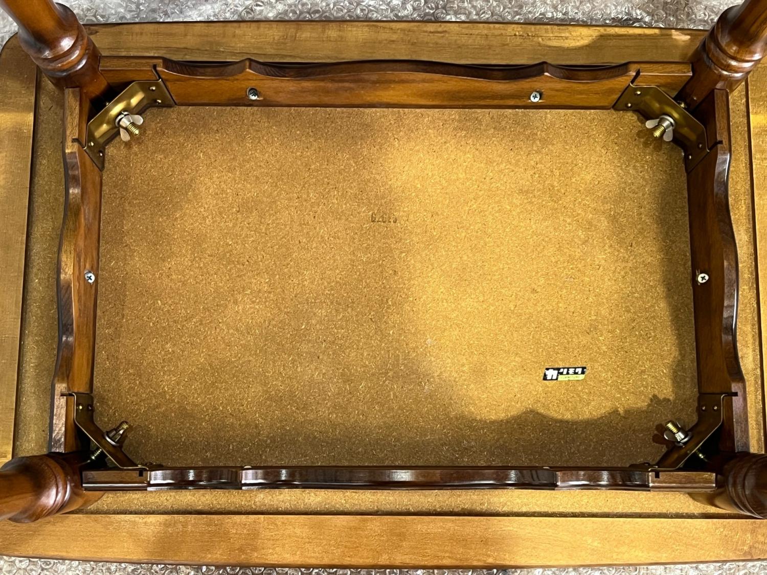 オールドカリモク　ローテーブル　ブラウン模様　レア オールドカリモク ローテーブル ブラウン模様 レア karimoku (カリモク