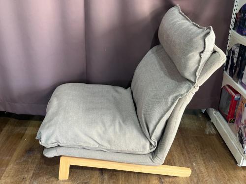 無印良品 (ムジルシリョウヒン) ハイバックリクライニングソファー オットマン付 ライトグレー