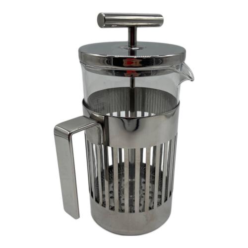 ALEESI (アレッシー) 9094/8 シルバー プレス式コーヒーメーカー（8カップ用）