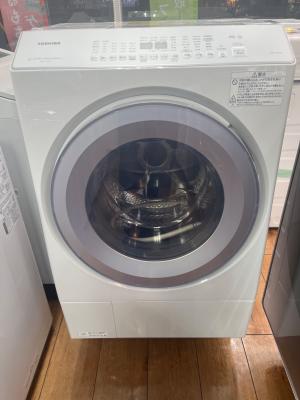 TOSHIBA (トウシバ) ドラム式洗濯乾燥機 TW-127XE4L 2024年製 洗剤自動投入/スマホ連携