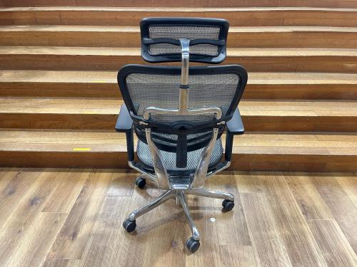 Ergohuman (エルゴヒューマン) ワークチェアー EHP-LPL-KM-10 PRO ottoman  40230 ブラック×ホワイト