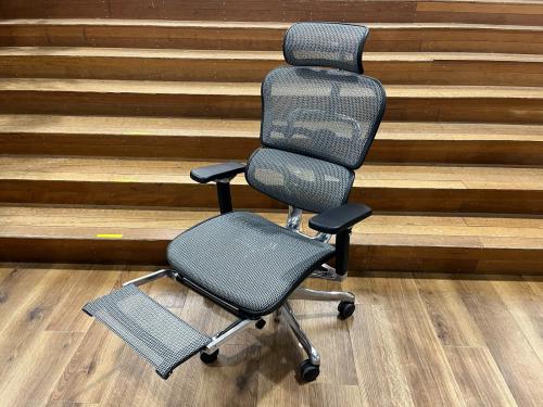 Ergohuman (エルゴヒューマン) ワークチェアー EHP-LPL-KM-10 PRO ottoman  40230 ブラック×ホワイト