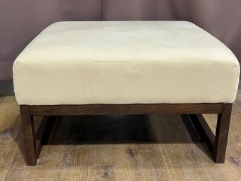 karimoku (カリモク) オットマン 約70×70cm ベージュ