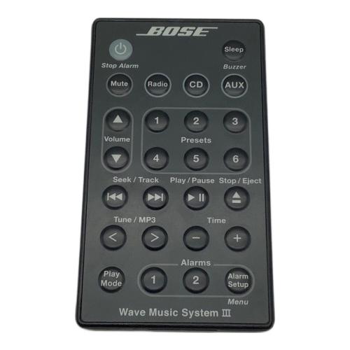 BOSE (ボーズ) オーディオプレーヤー WAVE music system Ⅲ CD読み込み
