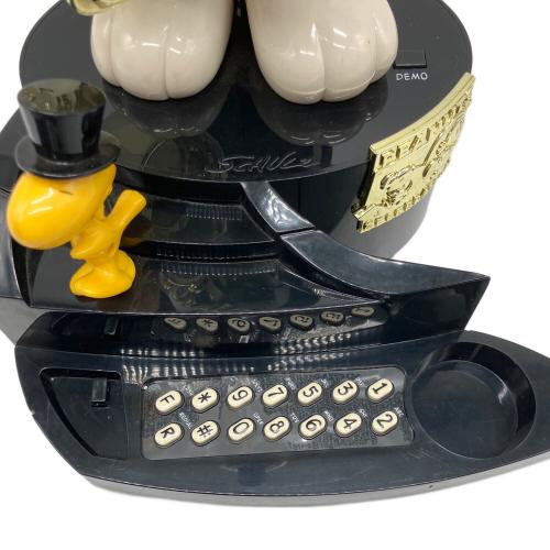 PEANUTS (ピーナッツ) スヌーピー 電話機 キャラクターグッズ 電池カバー内部サビ有 ジャンク/現状販売/インテリアとして