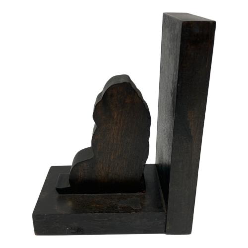 DISNEY (ディズニー) わんわん物語 ブックエンド ディズニーグッズ ブラック・ヴィンテージ・レトロ・経年劣化