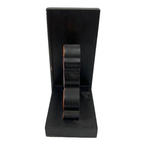 DISNEY (ディズニー) わんわん物語 ブックエンド ディズニーグッズ ブラック・ヴィンテージ・レトロ・経年劣化