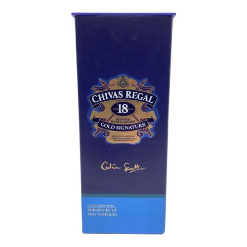 シーバスリーガル (CHIVAS REGAL) ゴールドシグネチャー スコッチウィスキー 18年 700ml