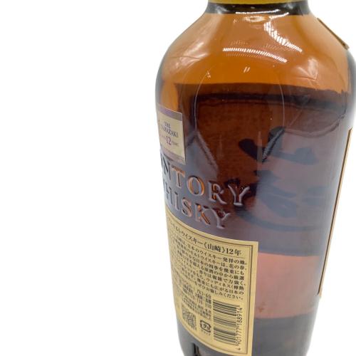 サントリー 山崎 ジャパニーズウィスキー 12年 700ml