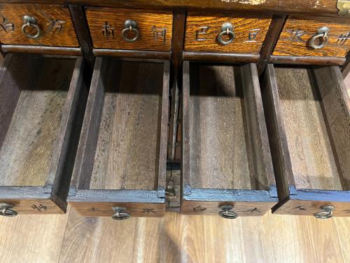 薬箪笥 李朝家具 ブラウン