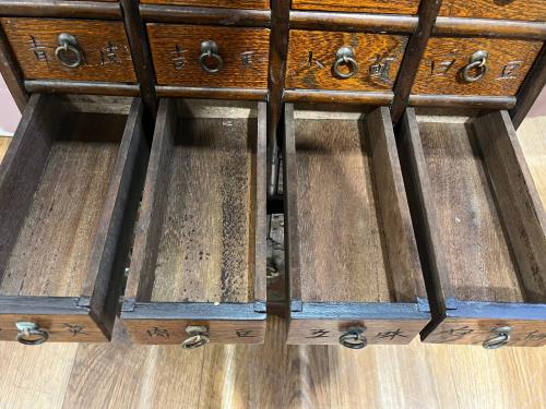 薬箪笥 李朝家具 ブラウン