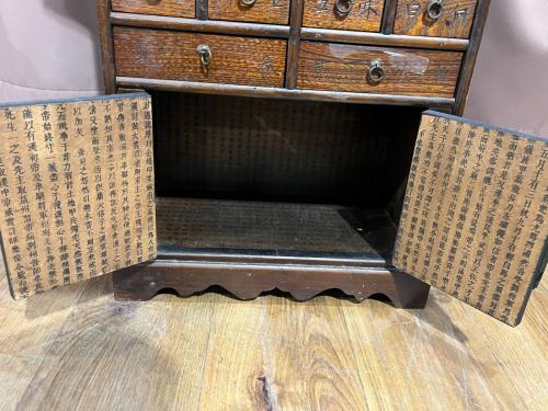 薬箪笥 李朝家具 ブラウン