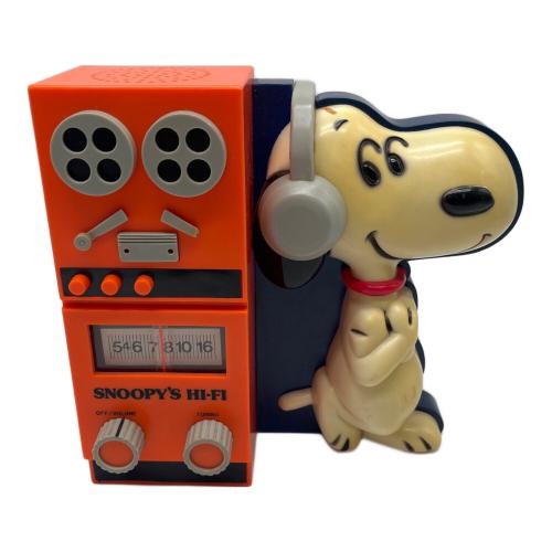 スヌーピーラジオ レトロホビー スヌーピー