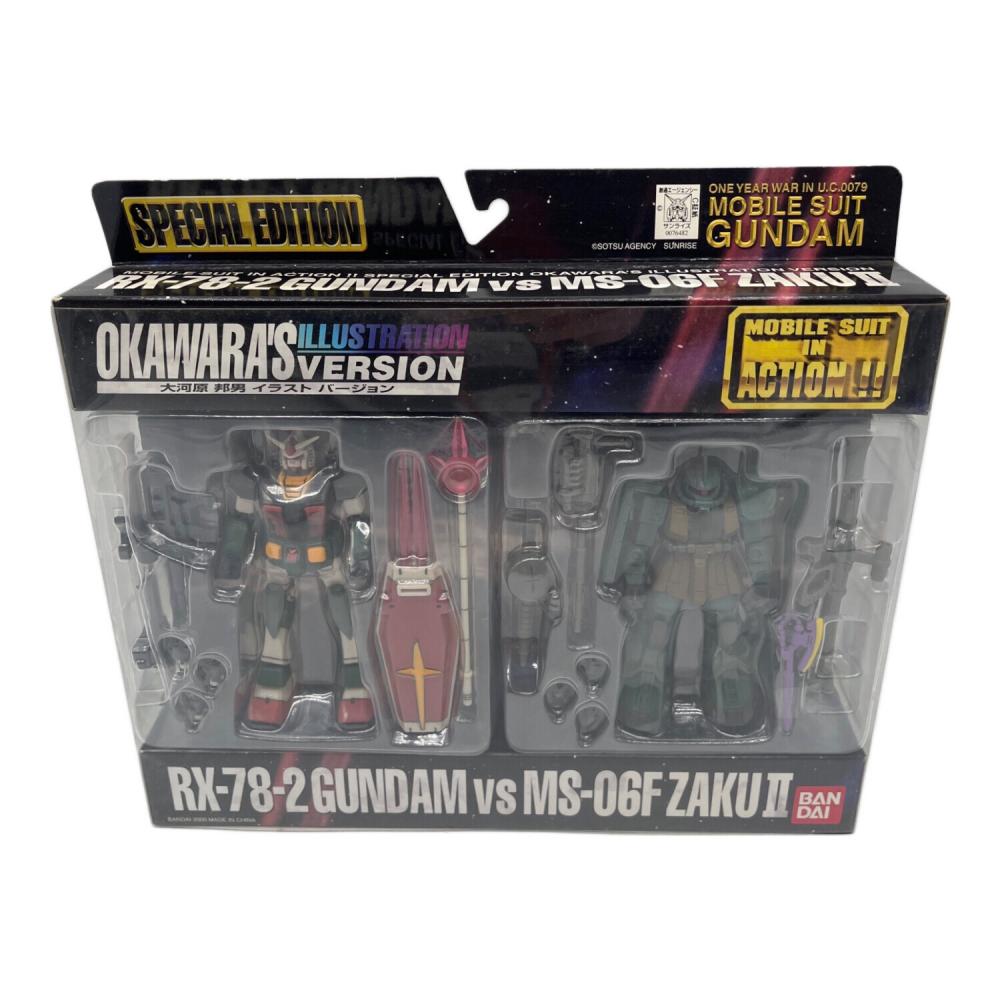 ガンダム RX-78-2 GUNDAM VS MS-06F ZAKUⅡ 大河原邦男 イラスト