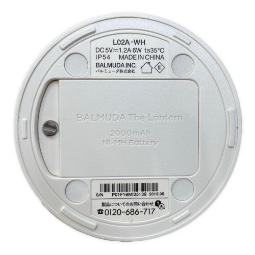 BALMUDA The Lantern LEDランタン L02A-WH ホワイト