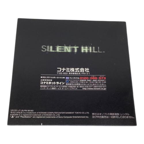 コナミ SILENT HILL(サイレントヒル) Playstation用ソフト -