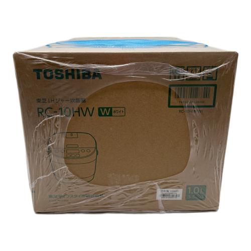 TOSHIBA (トウシバ) IH炊飯ジャー RC-10HW　未使用品