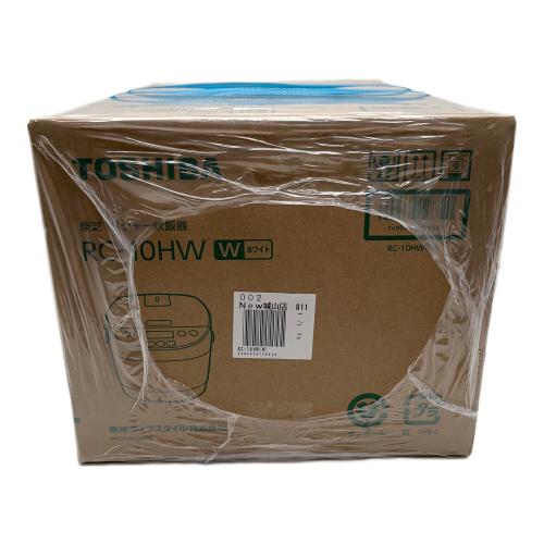 TOSHIBA (トウシバ) IH炊飯ジャー RC-10HW　未使用品