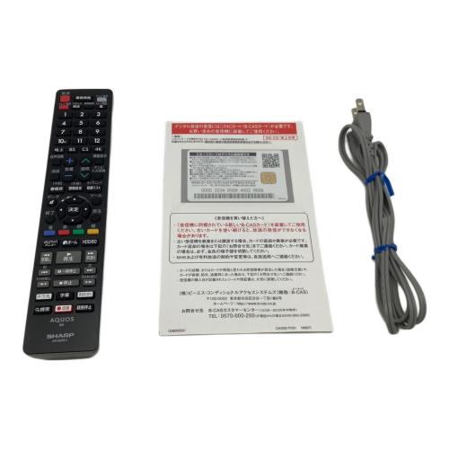 SHARP (シャープ) Blu-rayレコーダー AQUOSブルーレイ　2B-C20DW1 2021年製