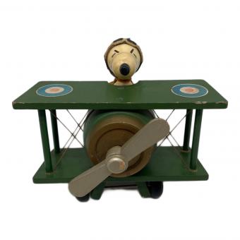 United Future Syndicate 70s スヌーピー フライングエースオルゴール キャラクターグッズ グリーン