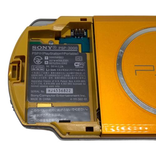 SONY (ソニー) PSP PSP-3000 イエロー