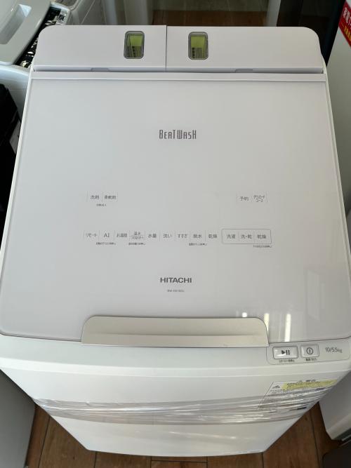 HITACHI (ヒタチ) 縦型洗濯乾燥機 BW-DX100J 2023年製