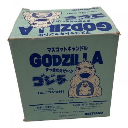 ゴジラ マスコットキャンドル　新品未使用 マスコットキャンドル ゴジラプラス（ミニゴジラ付き） BeetLand