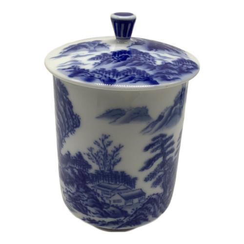 香蘭社 (コウランシャ) 湯呑み揃え 染付山水