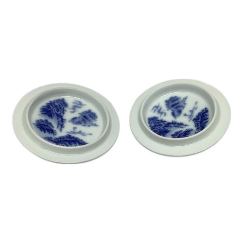 香蘭社 (コウランシャ) 湯呑み揃え 染付山水